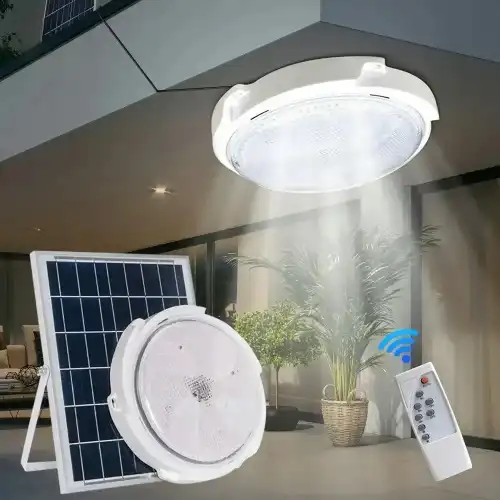 lámpara solar de interior